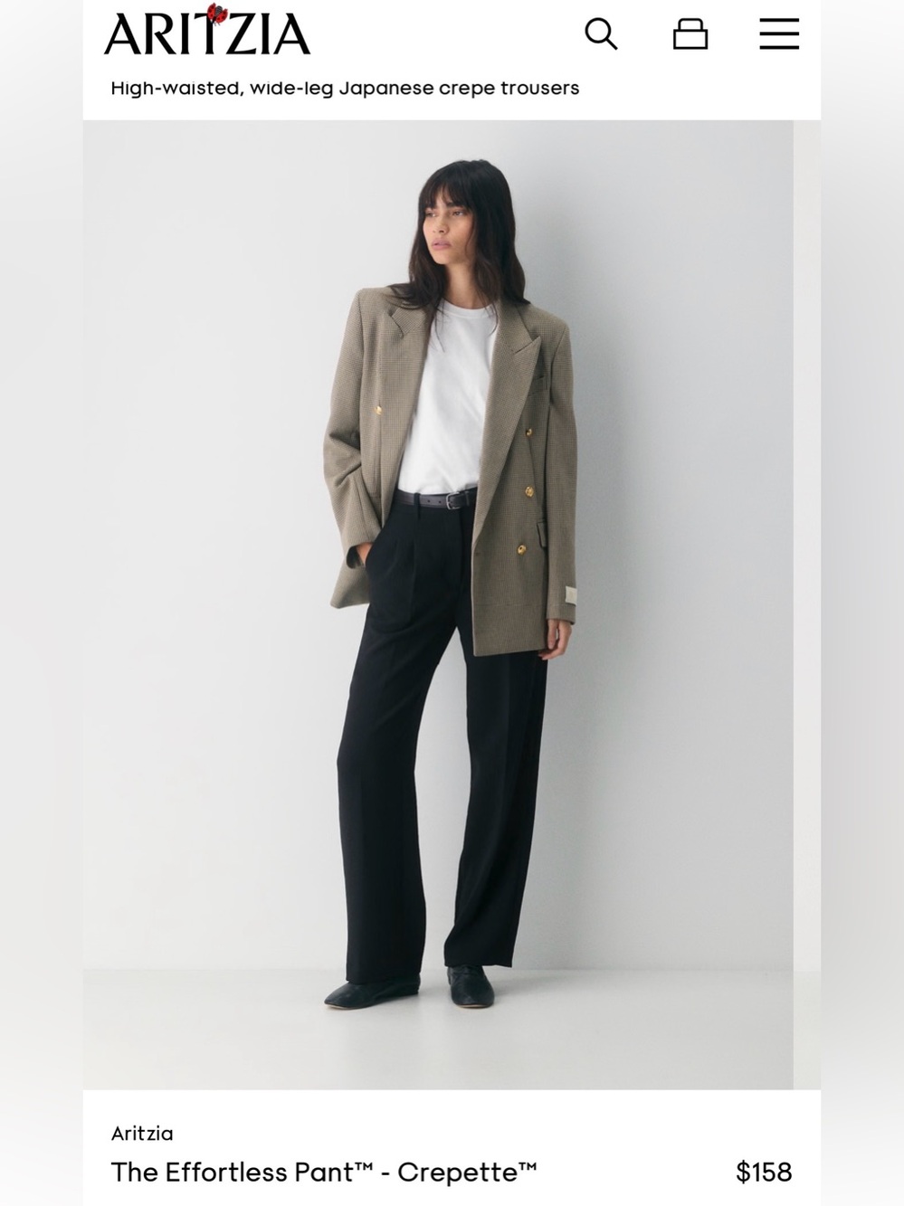 Wilfred Effortless Pant - Crepette